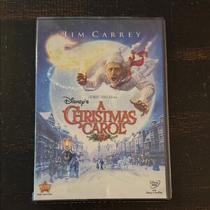 Disney's A Christmas Carol DVD with Blue and White Cover